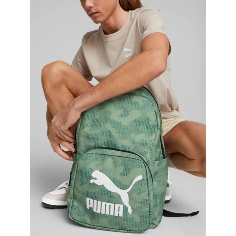Puma Classics Archive hátizsák, zöld, mintás