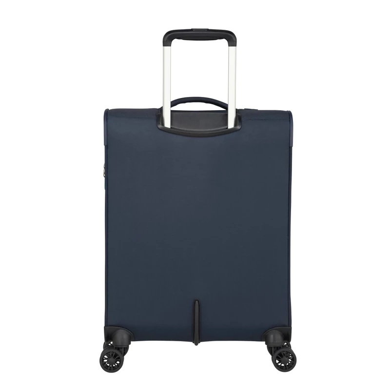 American Tourister Summerfunk 4-kerekes bővíthető kabin bőrönd 55x40x23/25cm, sötétkék