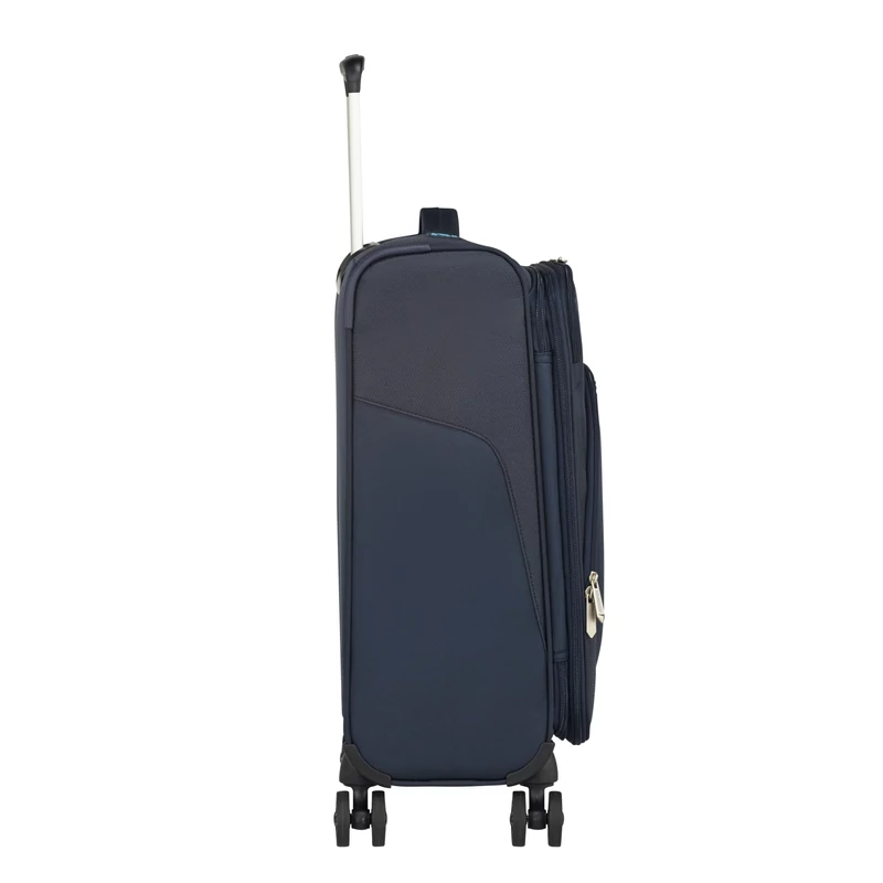 American Tourister Summerfunk 4-kerekes bővíthető kabin bőrönd 55x40x23/25cm, sötétkék