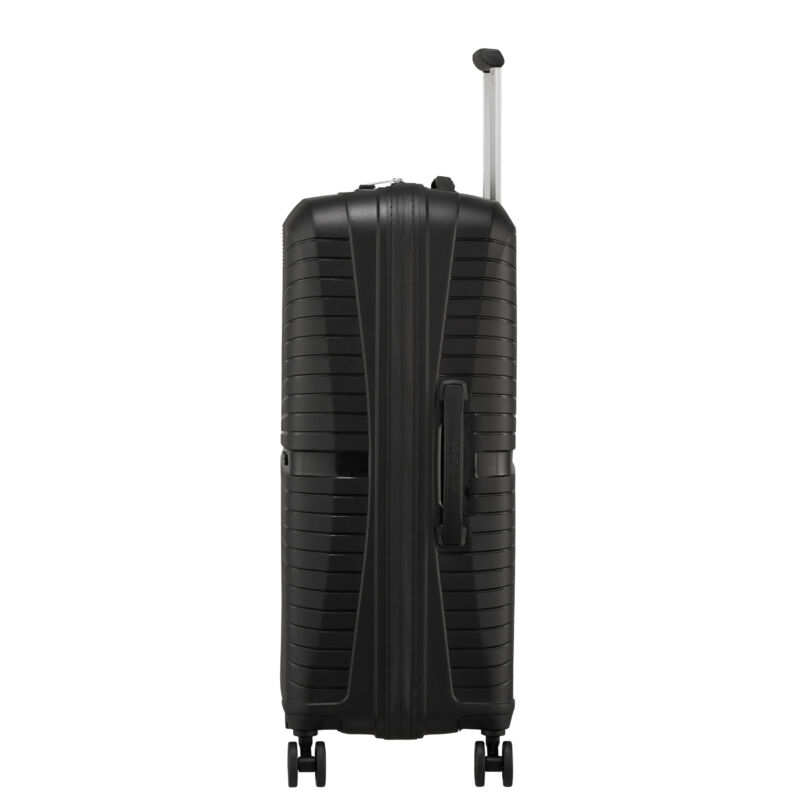 American Tourister AIRCONIC 4-kerekes keményfedeles bőrönd 67x44x26cm, fekete