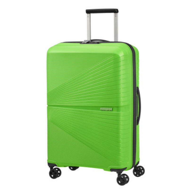 American Tourister AIRCONIC 4-kerekes keményfedeles bőrönd 67 x 44 x 26 cm, világos zöld