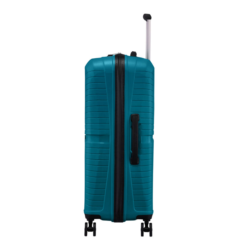 American Tourister AIRCONIC 4-kerekes keményfedeles bőrönd 67 x 44 x 26 cm, olajkék