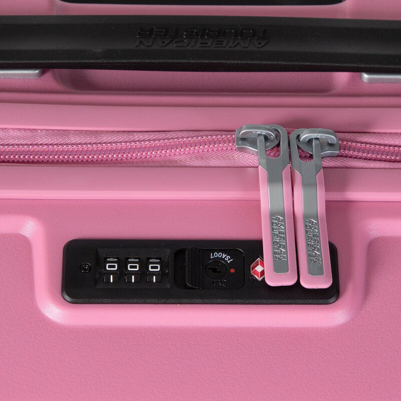 American Tourister LINEX / SPINNER 4-kerekes keményfedeles bőrönd 66x45x27cm, rózsaszín