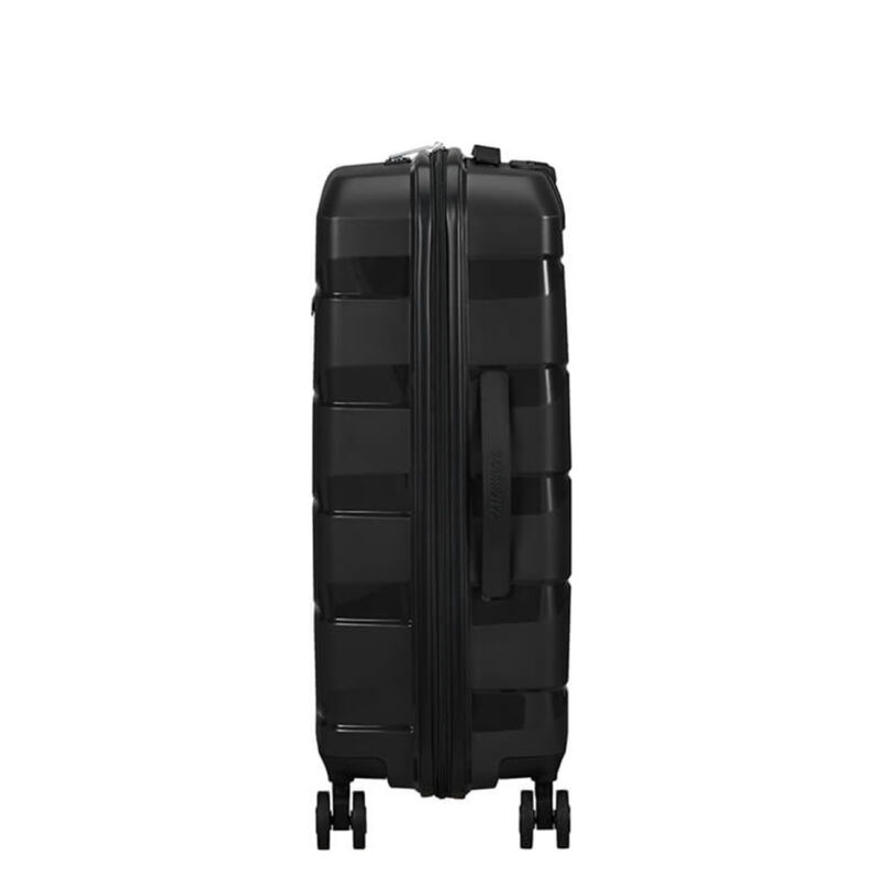 American Tourister AIR MOVE 4-kerekes keményfedeles bőrönd 66x46x25cm, fekete