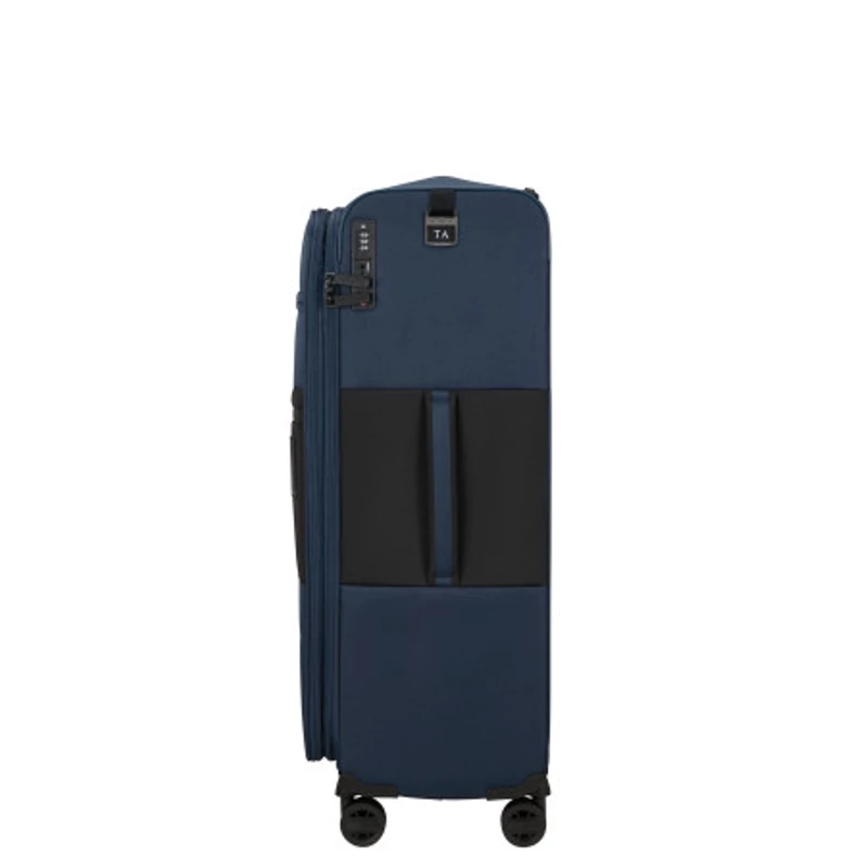 Samsonite Vaycay spinner 4-kerekes bővíthető bőrönd 77 x 49 x 29/32 cm, sötétkék