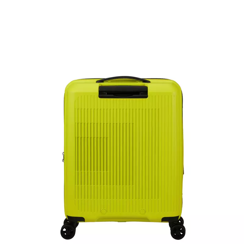 American Tourister AeroStep Spinner 4-kerekes keményfedeles bővíthető kabin bőrönd 55x40x20/23 cm, világos lime
