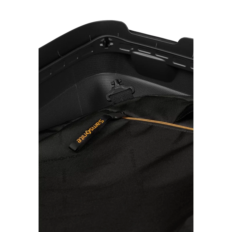 Samsonite Essens spinner 4-kerekes keményfedeles bőrönd 69 x 49 x 30 cm, fekete