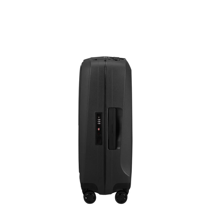 Samsonite Essens spinner 4-kerekes keményfedeles kabin bőrönd 55x40x20cm, grafit