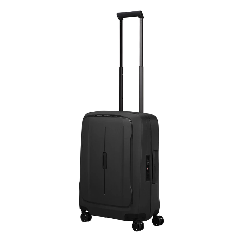Samsonite Essens spinner 4-kerekes keményfedeles kabin bőrönd 55x40x20cm, grafit