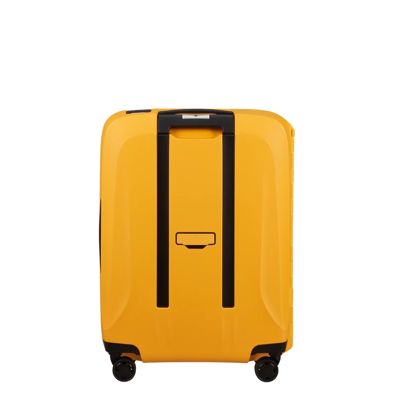 Samsonite Essens spinner 4-kerekes keményfedeles kabin bőrönd 55x40x20cm, sárga