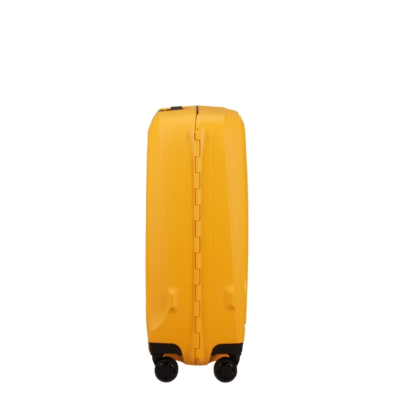 Samsonite Essens spinner 4-kerekes keményfedeles kabin bőrönd 55x40x20cm, sárga