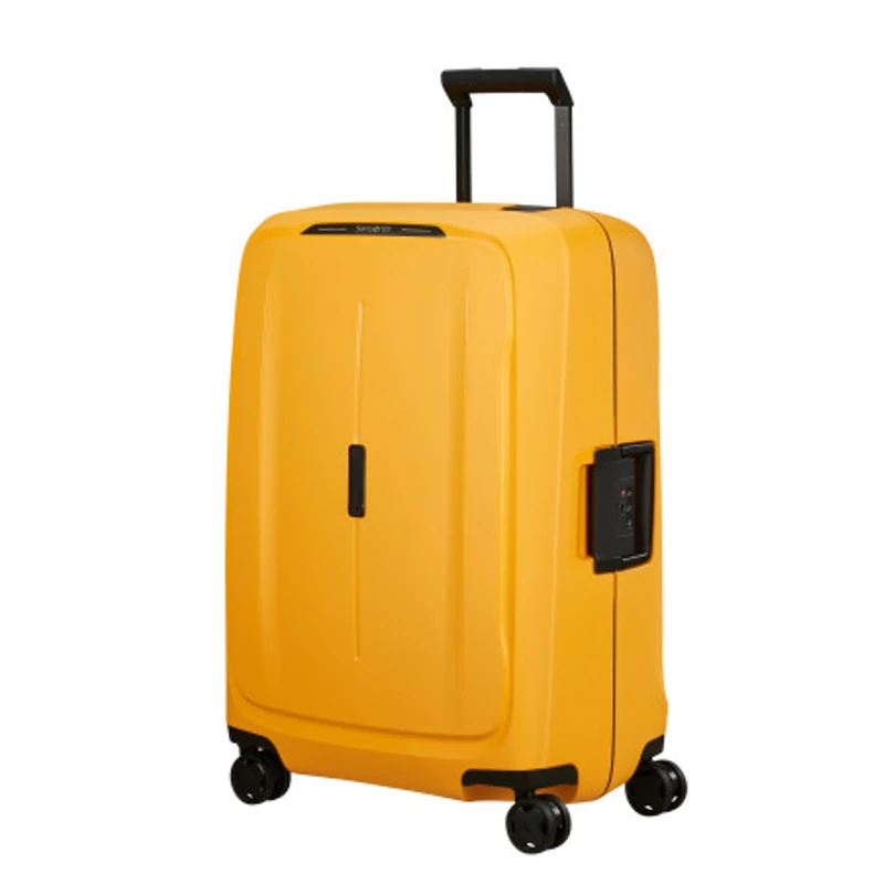 Samsonite Essens spinner 4-kerekes keményfedeles bőrönd 69 x 49 x 30 cm, sárga