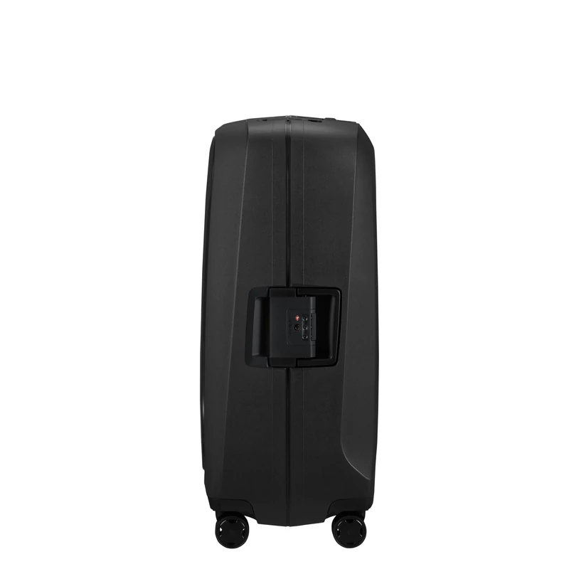 Samsonite Essens spinner 4-kerekes keményfedeles bőrönd 75 x 52 x 33 cm, fekete