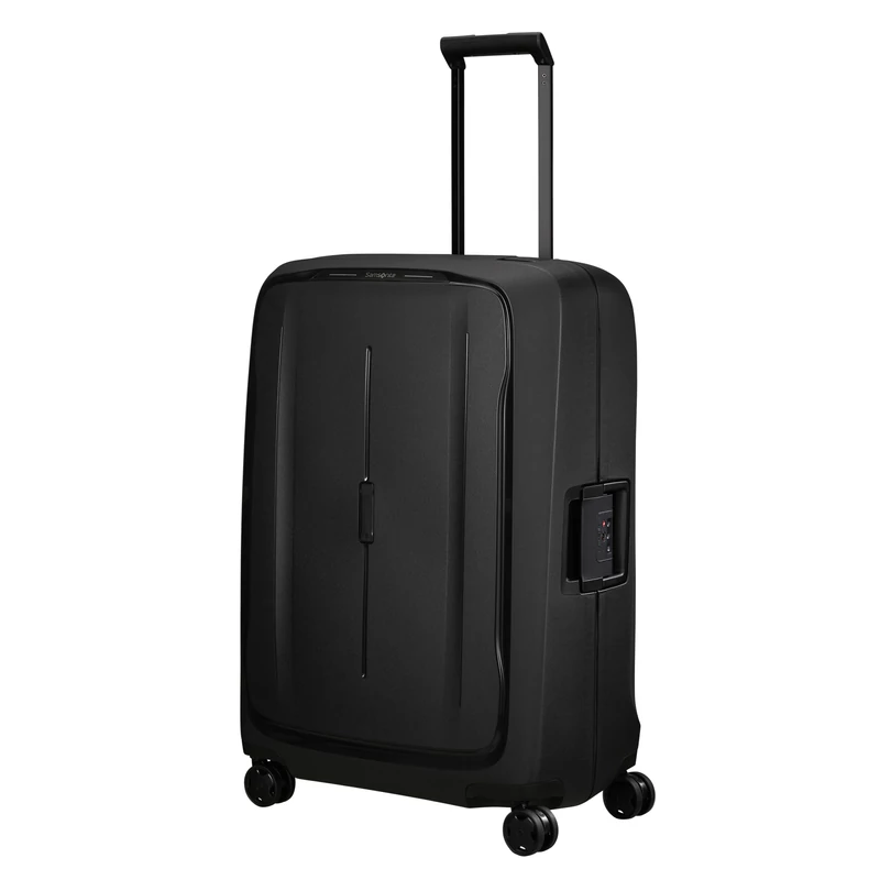 Samsonite Essens spinner 4-kerekes keményfedeles bőrönd 75 x 52 x 33 cm, fekete