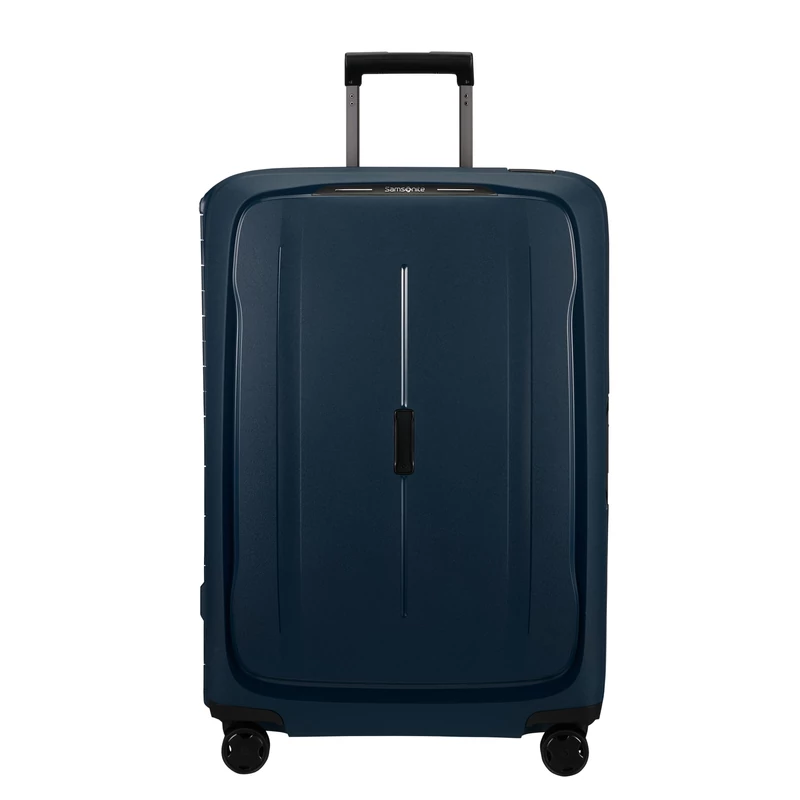 Samsonite Essens spinner 4-kerekes keményfedeles bőrönd 75 x 52 x 33 cm, sötétkék