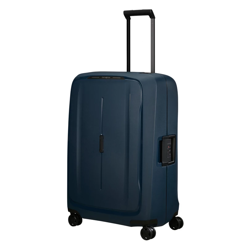 Samsonite Essens spinner 4-kerekes keményfedeles bőrönd 75 x 52 x 33 cm, sötétkék