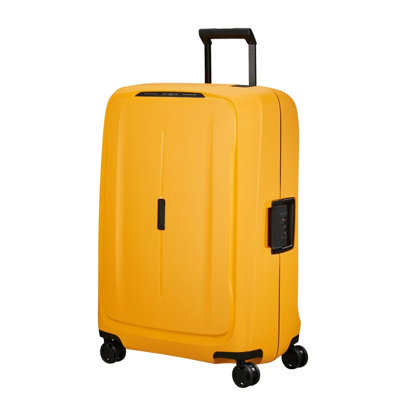 Samsonite Essens spinner 4-kerekes keményfedeles bőrönd 75 x 52 x 33 cm, sárga
