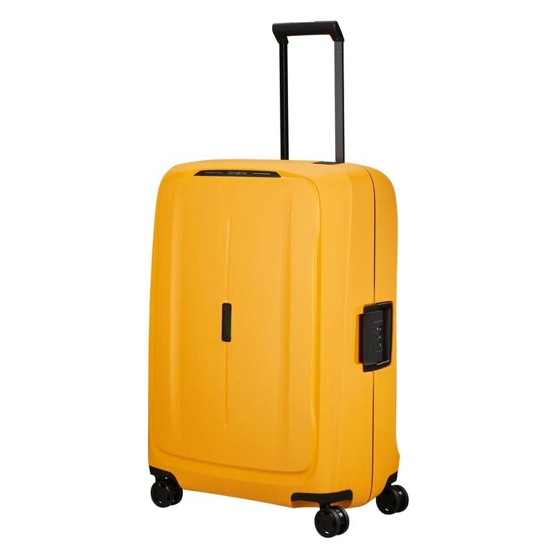 Samsonite Essens spinner 4-kerekes keményfedeles bőrönd 75 x 52 x 33 cm, sárga