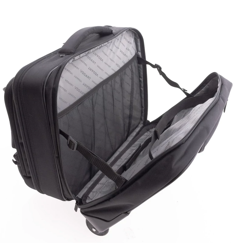 Vogart Clyde gurulós laptoptáska, pilótatáska 15", fekete