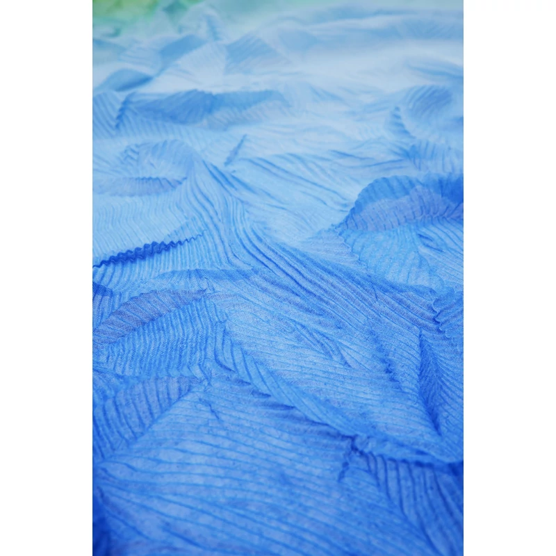 Desigual női divatsál, Flow Rectangle, kék