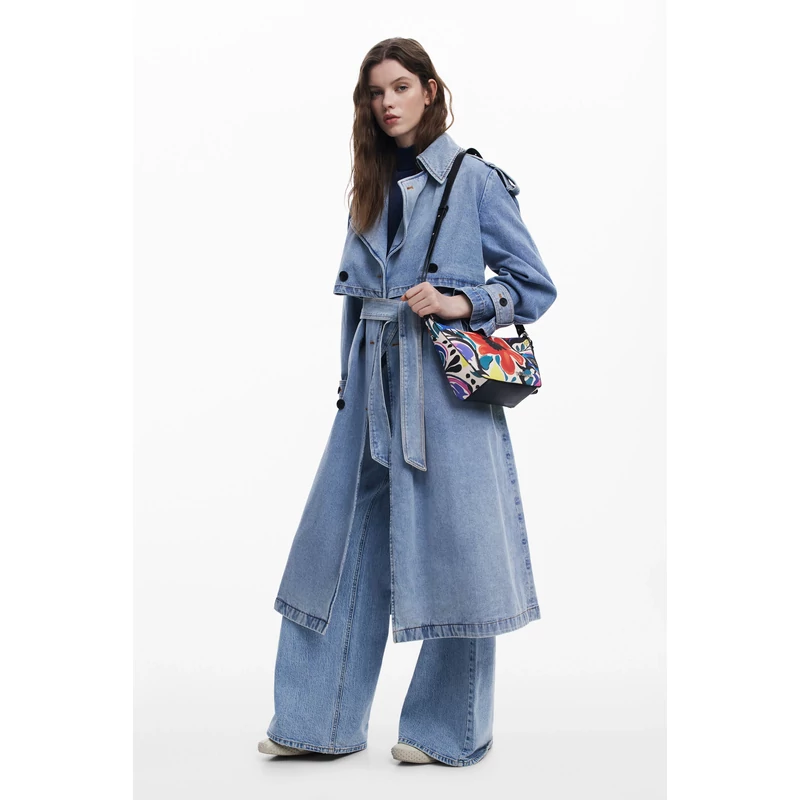 Desigual női divattáska, Lyra Munich, virágmintás