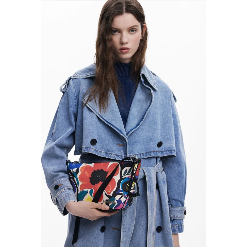 Desigual női divattáska, Lyra Munich, virágmintás