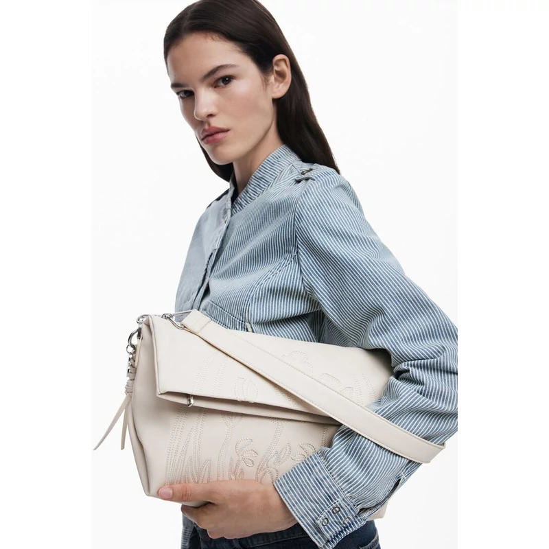 Desigual női divattáska, Loverty 4.0 Etherea, fehér
