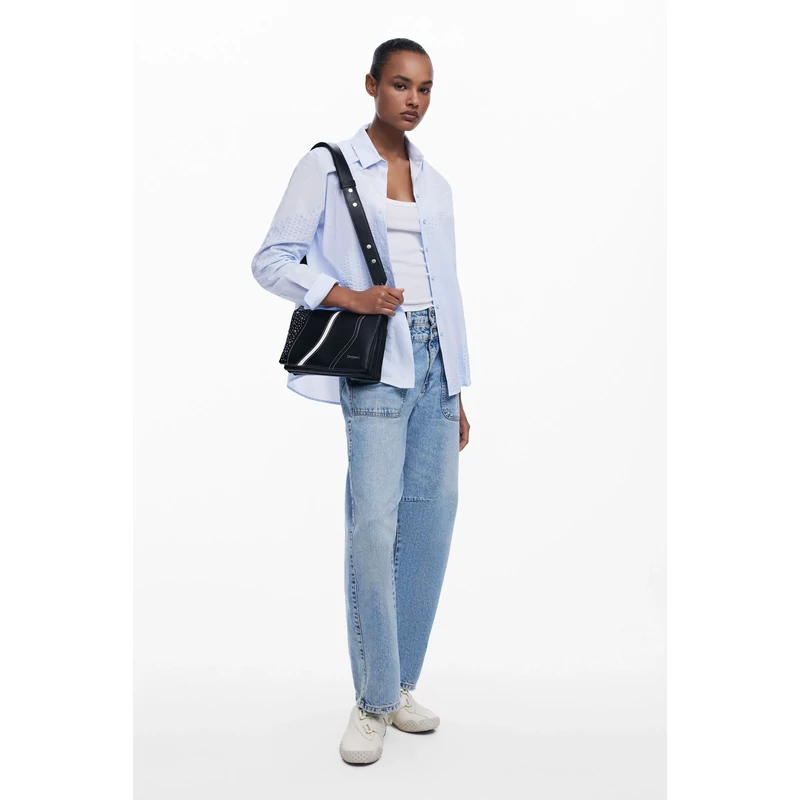 Desigual női divattáska, Punkette Dortmund flap, fekete