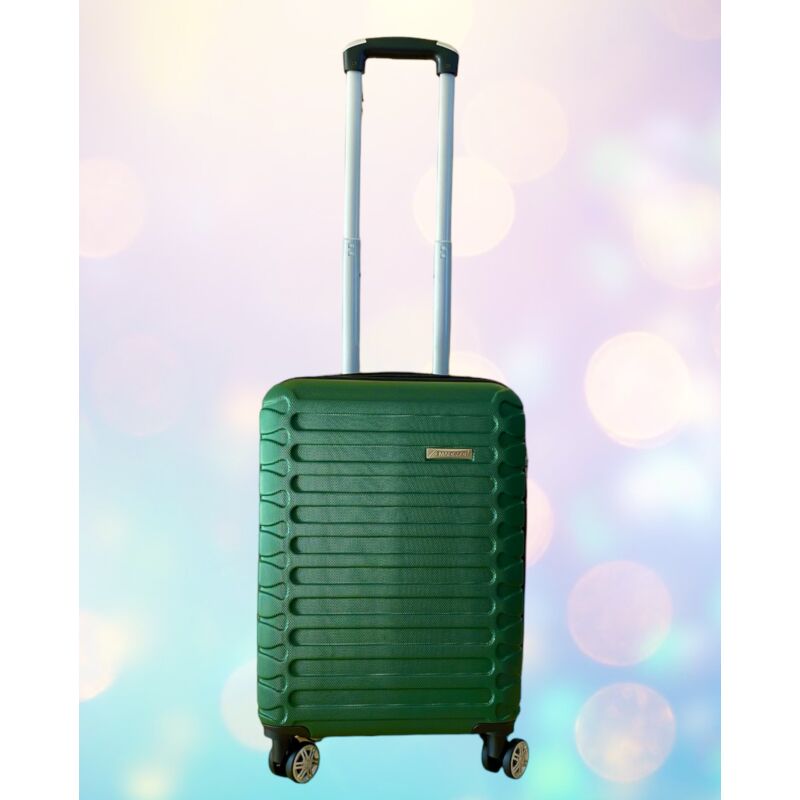 Madisson Kabinbőrönd 4-kerekes keményfedeles 55x38x20cm, sötétzöld