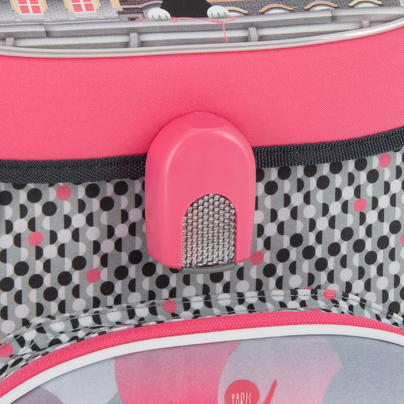 Ars Una Think-Pink kompakt easy mágneszáras iskolatáska, Paris