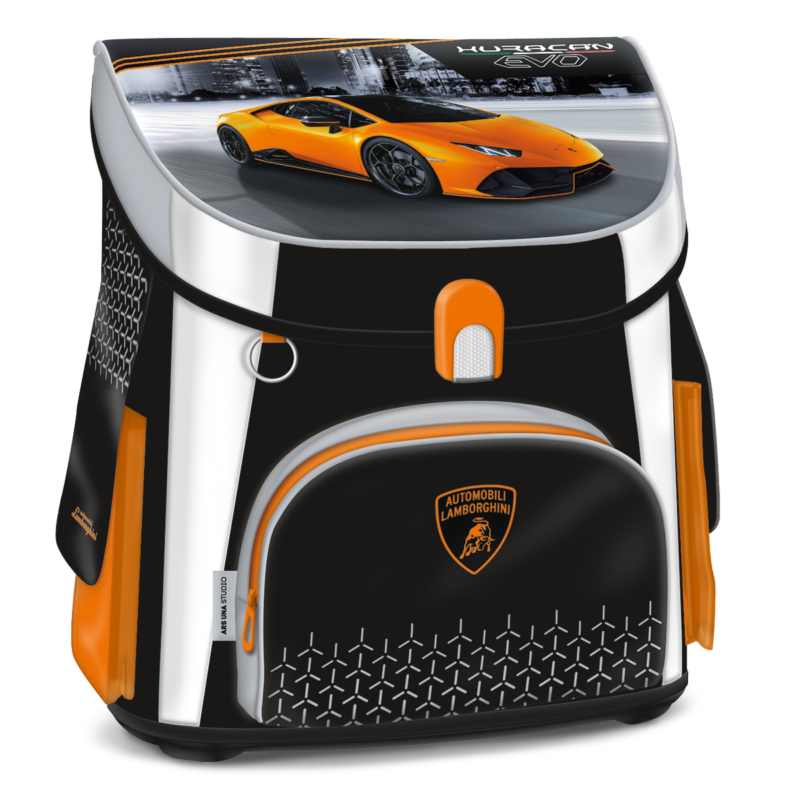 Ars Una Lamborghini kompakt easy mágneszáras iskolatáska, narancs