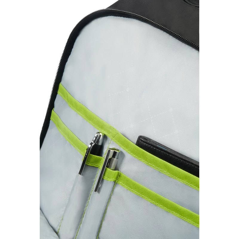 American Tourister URBAN GROOVE laptop hátitáska 15,6", fekete- uv zöld