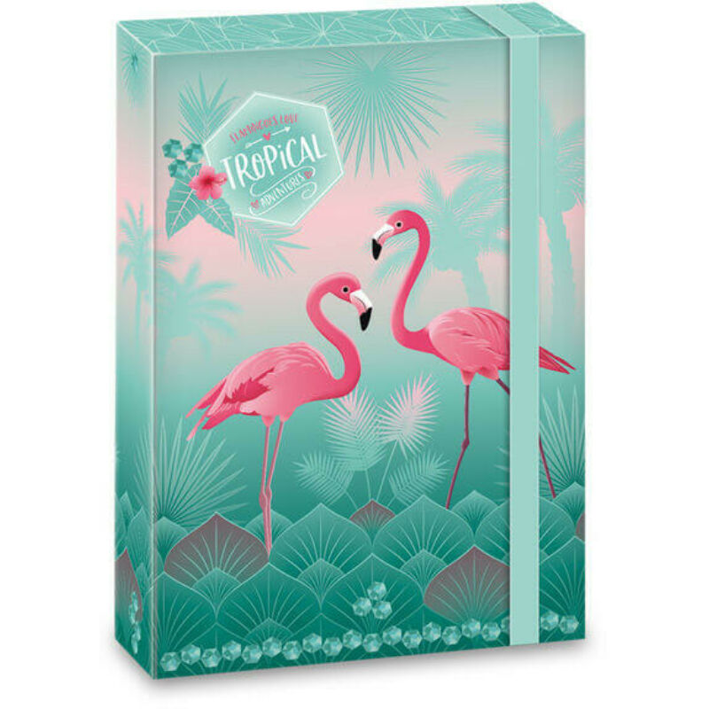 Ars Una  A/5 füzetbox, Pink flamingo