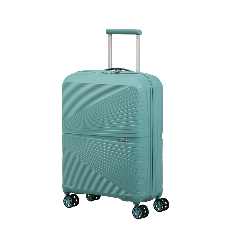 American Tourister AIRCONIC 4-kerekes keményfedeles kabinbőrönd 55x40x20cm, piszkos türkiz