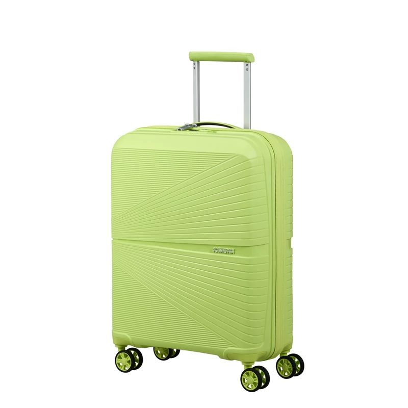 American Tourister AIRCONIC 4-kerekes keményfedeles kabinbőrönd 55x40x20cm, sárgás zöld