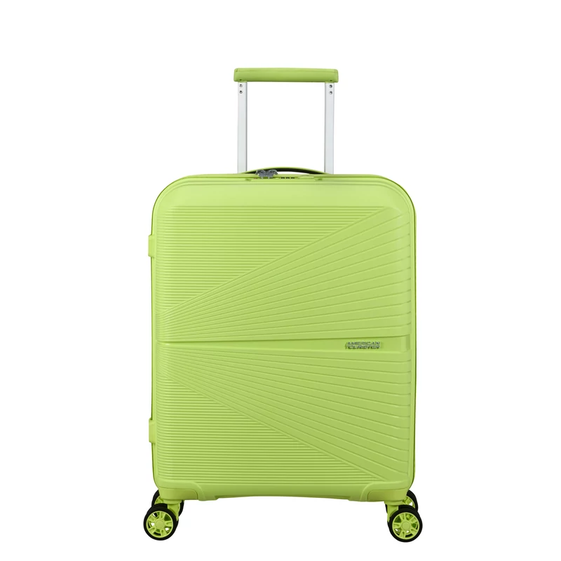 American Tourister AIRCONIC 4-kerekes keményfedeles kabinbőrönd 55x40x20cm, sárgás zöld