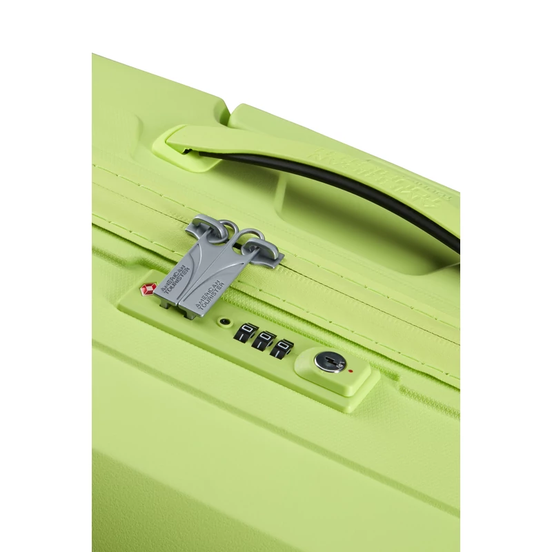 American Tourister AIRCONIC 4-kerekes keményfedeles kabinbőrönd 55x40x20cm, sárgás zöld