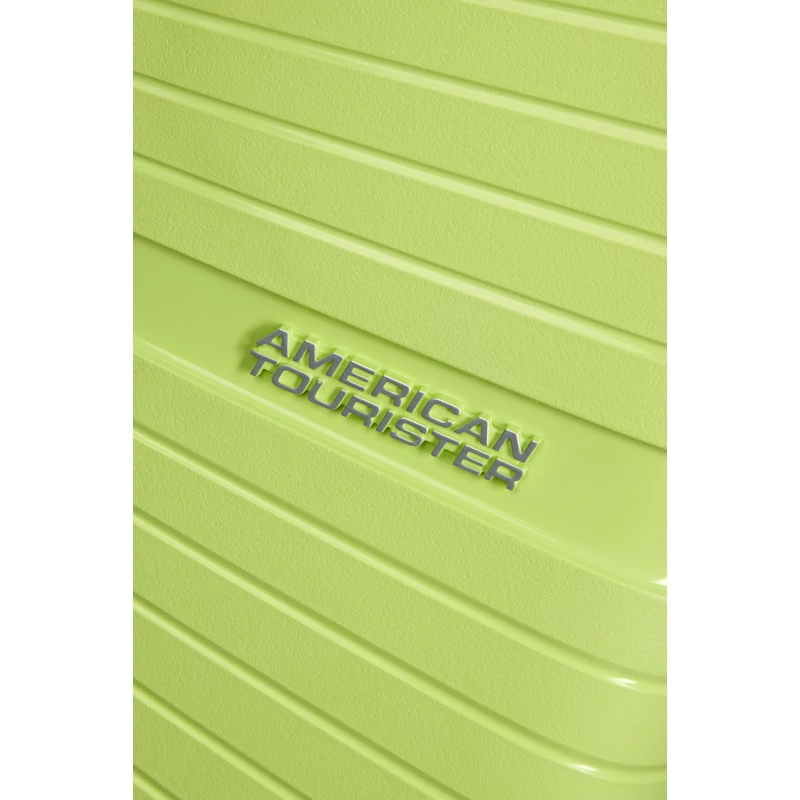 American Tourister AIRCONIC 4-kerekes keményfedeles kabinbőrönd 55x40x20cm, sárgás zöld