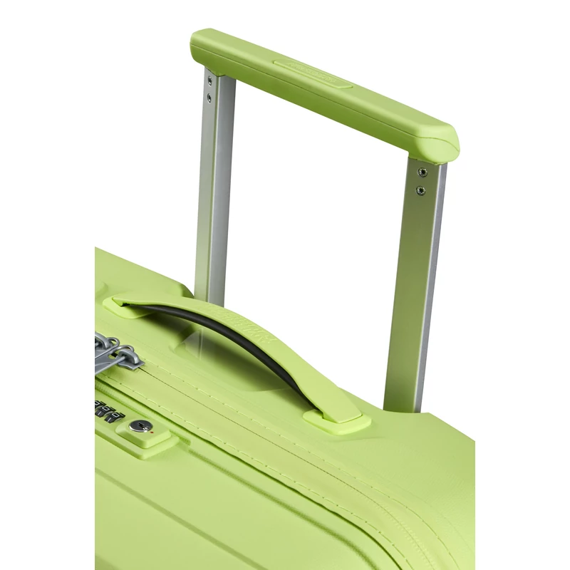 American Tourister AIRCONIC 4-kerekes keményfedeles kabinbőrönd 55x40x20cm, sárgás zöld