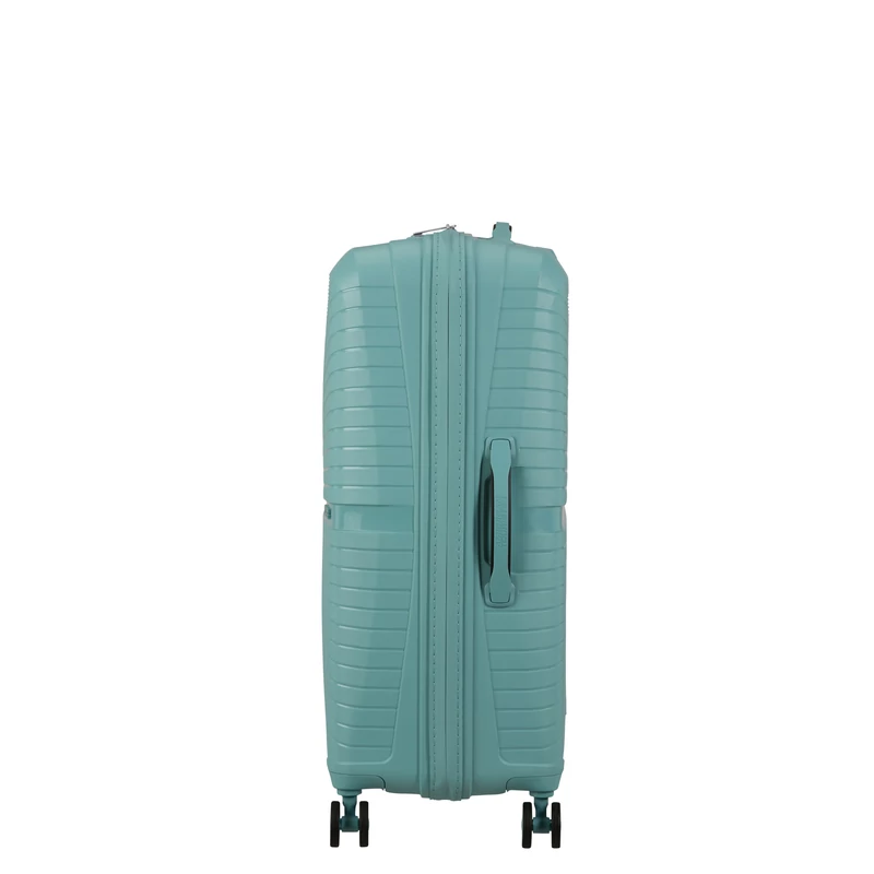 American Tourister AIRCONIC 4-kerekes keményfedeles bőrönd 67 x 44 x 26 cm, piszkos türkiz