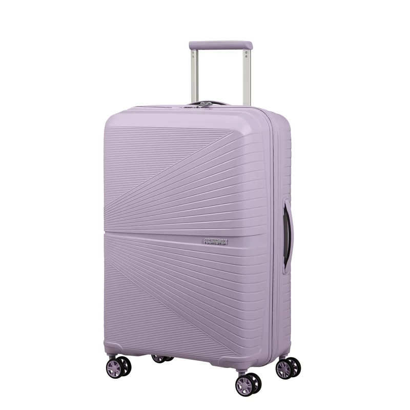 American Tourister AIRCONIC 4-kerekes keményfedeles bőrönd 67 x 44 x 26 cm, halvány lila