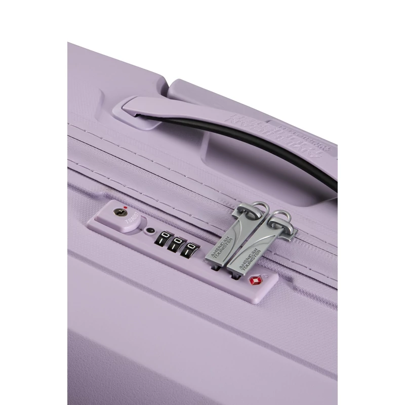 American Tourister AIRCONIC 4-kerekes keményfedeles bőrönd 67 x 44 x 26 cm, halvány lila