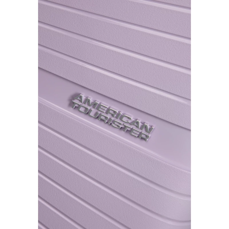 American Tourister AIRCONIC 4-kerekes keményfedeles bőrönd 67 x 44 x 26 cm, halvány lila