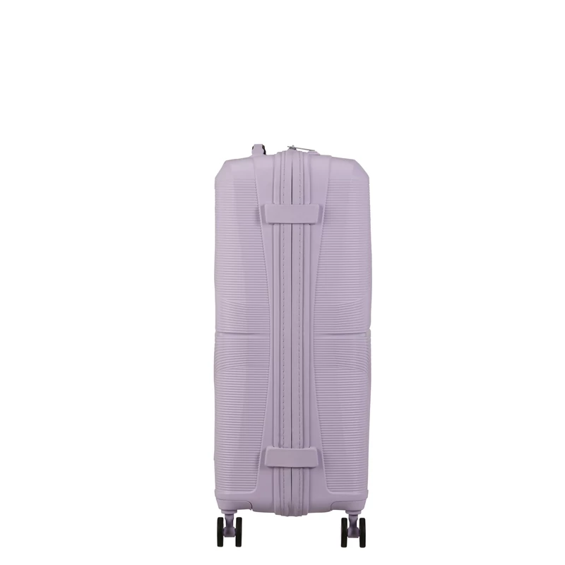 American Tourister AIRCONIC 4-kerekes keményfedeles bőrönd 67 x 44 x 26 cm, halvány lila