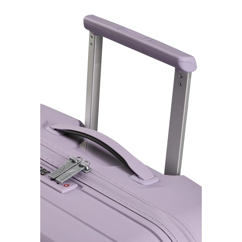 American Tourister AIRCONIC 4-kerekes keményfedeles bőrönd 67 x 44 x 26 cm, halvány lila