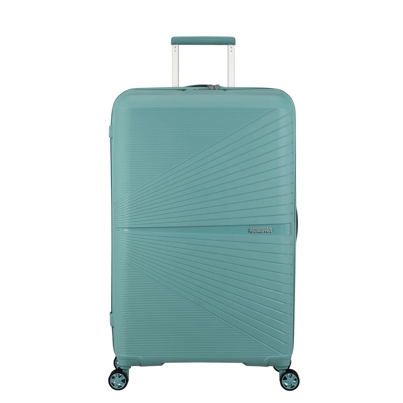 American Tourister AIRCONIC 4-kerekes keményfedeles bőrönd 77 x 49 x 31 cm, piszkos türkiz