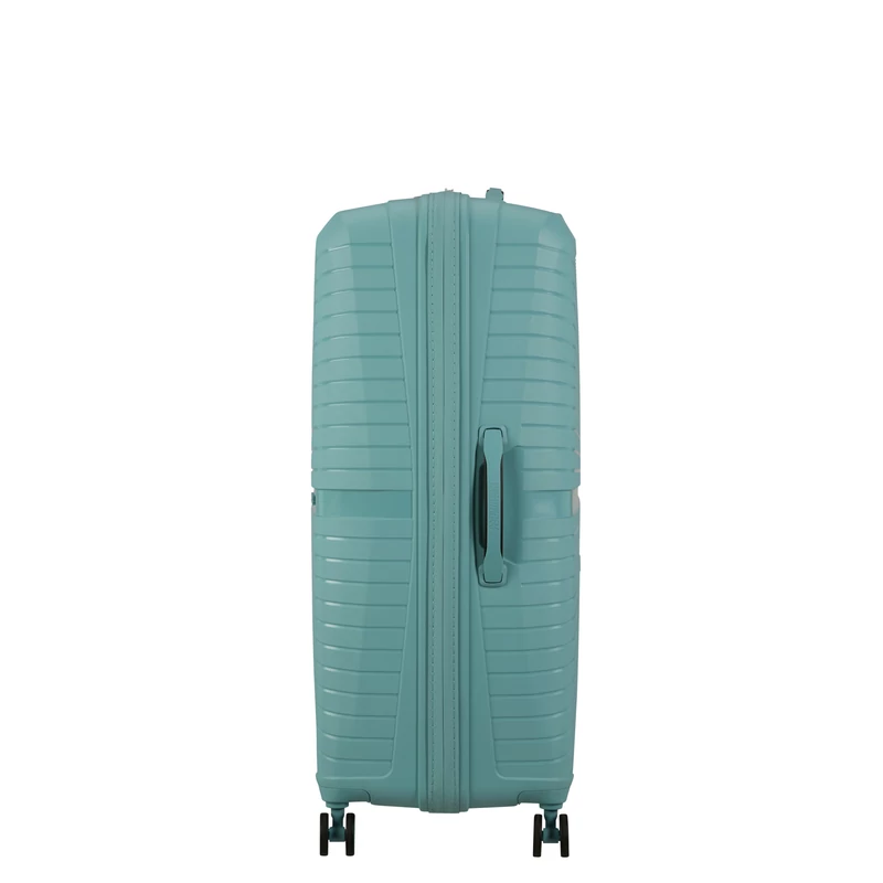 American Tourister AIRCONIC 4-kerekes keményfedeles bőrönd 77 x 49 x 31 cm, piszkos türkiz