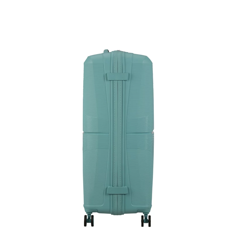 American Tourister AIRCONIC 4-kerekes keményfedeles bőrönd 77 x 49 x 31 cm, piszkos türkiz