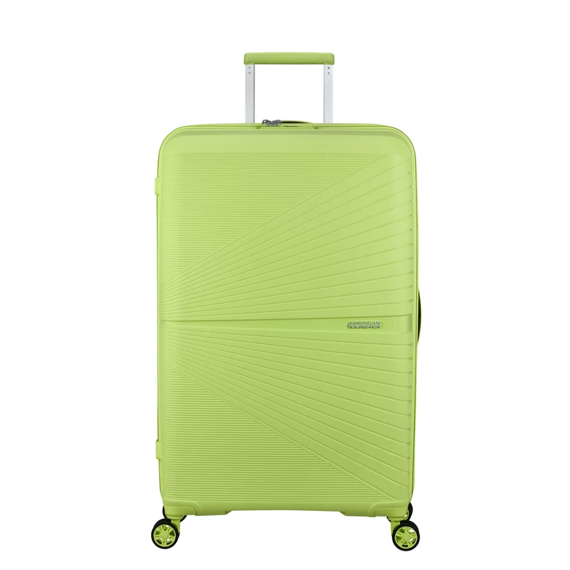 American Tourister AIRCONIC 4-kerekes keményfedeles bőrönd 77 x 49 x 31 cm, sárgás zöld