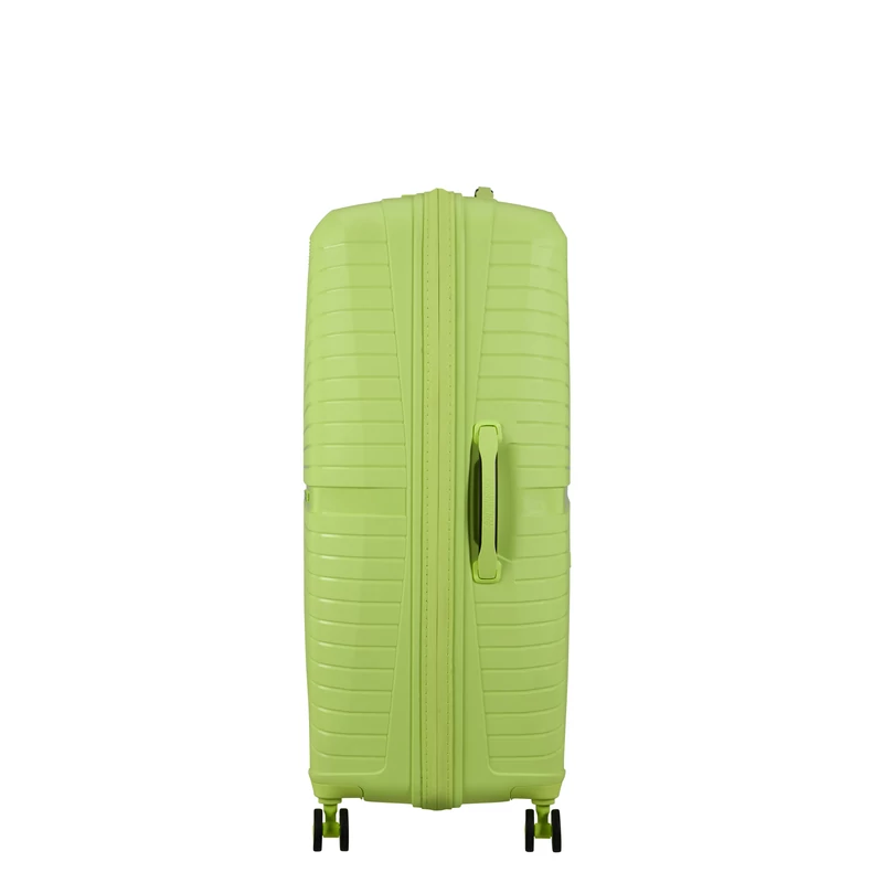 American Tourister AIRCONIC 4-kerekes keményfedeles bőrönd 77 x 49 x 31 cm, sárgás zöld